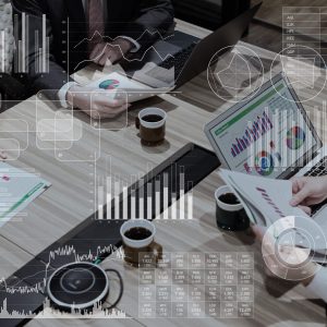 Business marketing and management concept.